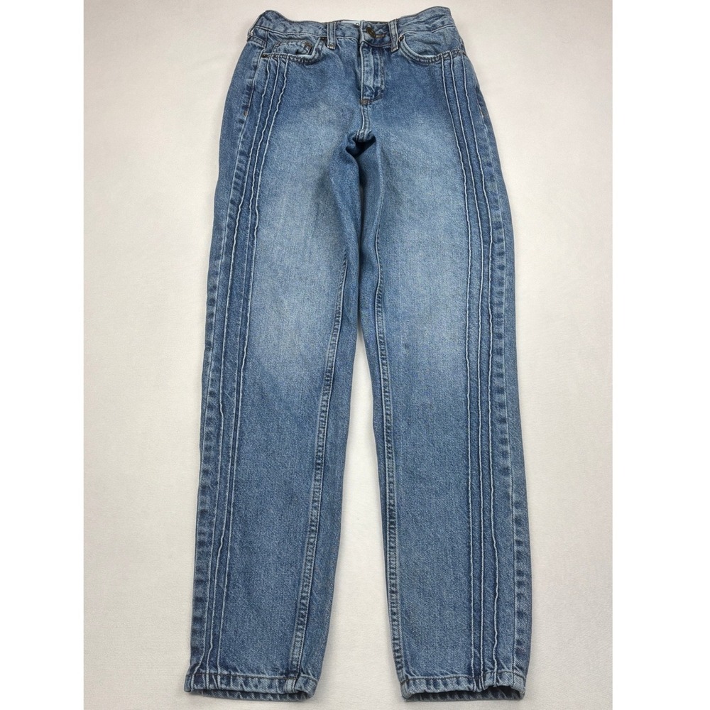 BDG Urban Outfitters Mom Jeans Womens Size‎ 25 Medium Wash Pintuck Denim Pants